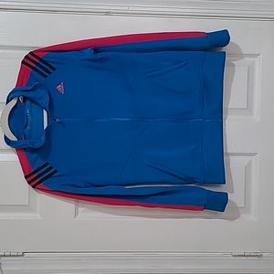 Adidas Climalite Neon Womens Track Jacket Size M